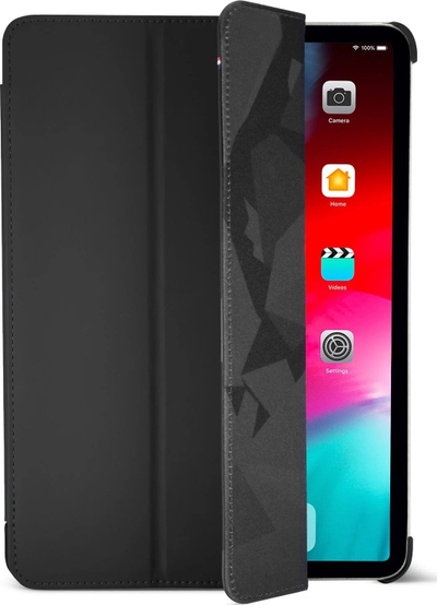 Mbrojtëse tablet Decoded Charcoal Silicone Slim Case, me qëndrim, ngjyrë charcoal