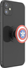 Mbajtës telefoni PopSockets PopGrip Marvel Captain America Shield, enamel, shumëngjyrësh