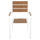 Kolltuk alumini Saga 55x55x86Hcm (HM5981.01), bardhë