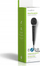 Mikrofon Nedis Uni-Directional, dinamik me kabllo 5m, 80Hz-13kHz, i zi