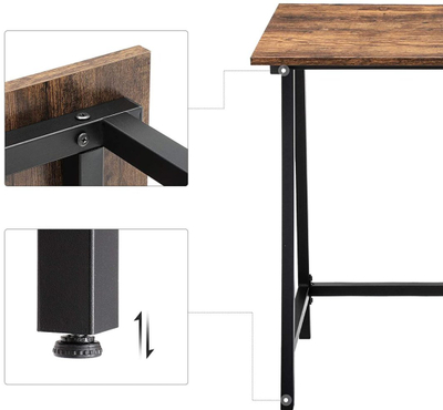 Tavolinë shkrimi Songmics LWD40X, konstruksion i qëndrueshëm, stil modern, kafe