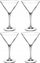 Set gotash martini Glass, 4 copa, 300 ml, transparent