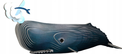 Puzzle 3D Eugy Sperm Whale, 24 pjesë, ekologjik, shumëngjyrësh