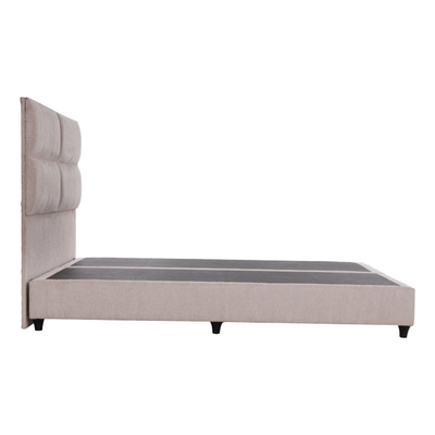 Krevat dopio Milo HM628.32, stof, 180x200 cm, bezhë