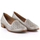 Плитки чевли slip-on POTOCKI 26-12320, перфорирани, еколошка кожа, златно-беж боја