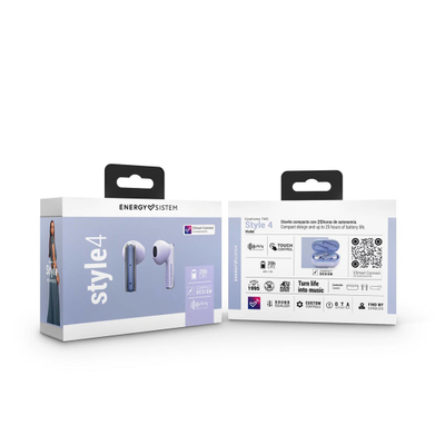 Kufje Energy Sistem True Wireless Style 4, Bluetooth, in-ear, vjollcë