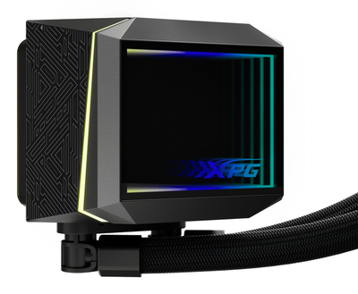 Ftohës uji CPU XPG Levante II 360, radiator 360 mm, RGB, i zi
