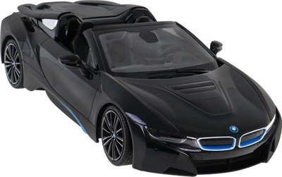 Makinë me telekomandë Rastar BMW i8 Roadster, shkallë 1:12, drita funksionale, e zezë