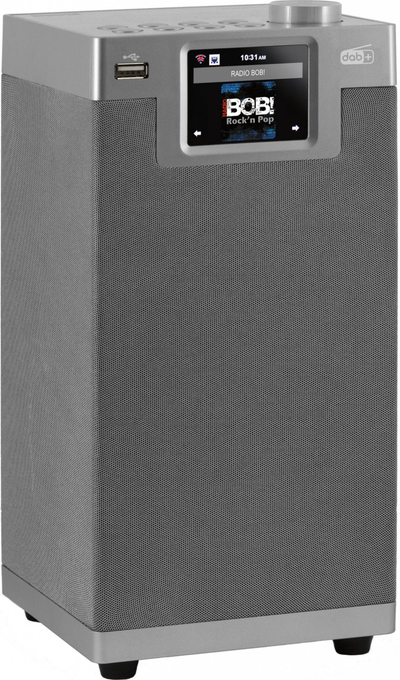 Radio Telestar DABMAN i610, 25 W, ekran 2.8\", DAB+ FM, e zezë