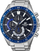 Orë burrash Casio Edifice EFV-620D-1A2VUEF, kronograf, i mban ujit 100m, ngjyrë argjendtë