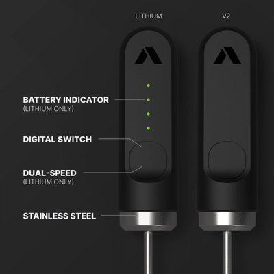 Mikser qumështi Subminimal Nano Foamer Lithium, i rikarikueshëm, USB C, i bardhë