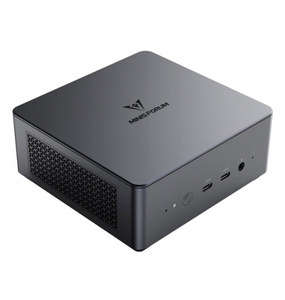 Mini PC Minisforum UM790 Pro, Ryzen 9 7940HS, barebone, gri e errët