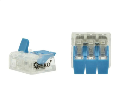 Set kapësash elektrikë quick connector, 60 copë, 0.2–4 mm², plastikë transparente