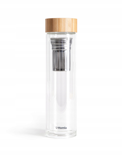 Shishe uji Homla CEYLON me infuzer, 500 ml, transparente