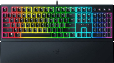 Tastierë gaming Razer Ornata V3, mecha membrane, RGB, e ulët në profil, e zezë