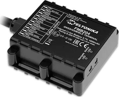 GPS gjurmues Teltonika FMB204, IP67, Bluetooth, i zi