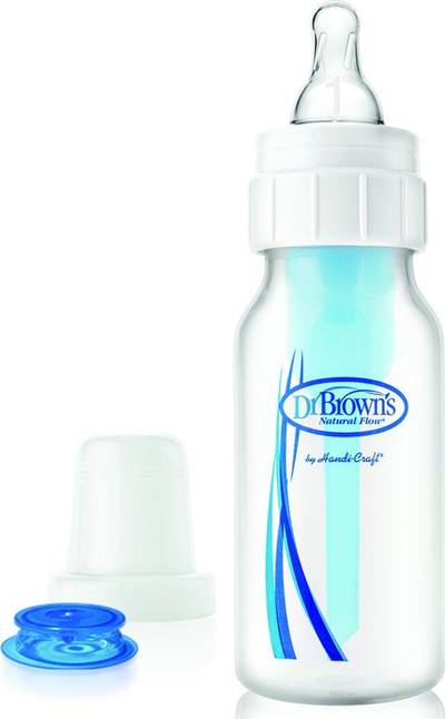 Шише за бебиња Dr. Browns, 120 мл, транспарентно