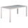 Tavolinë metalike + xham 150×90×75 cm,"HM5767.03", bardhë