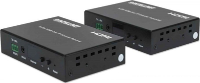 Kit zgjatues HDMI mbi IP Intellinet H.264, 1080p, deri 100m, i zi