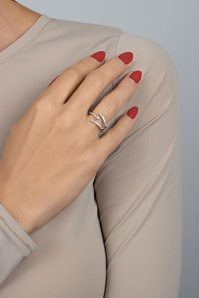 Unazë për femra Brilio Silver RI133W, e argjendtë