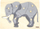 Puzzle druri Montessori Viga Elephant, me doreza druri, elefant gri