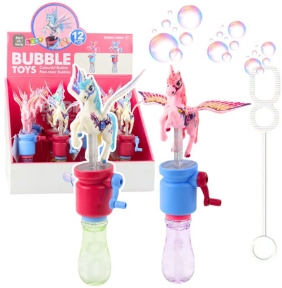 Lodër flluska sapuni Lean Toys Unicorn, 23 cm, shumëngjyrëshe