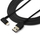 Kabllo StarTech USB A në Lightning, 2m, me kokë 90°, e zezë