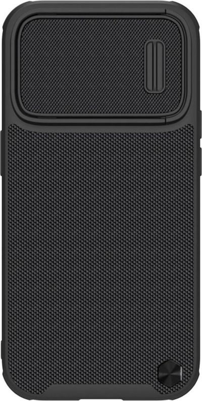 Kapak Nillkin Textured S Magnetic MagSafe për iPhone 14 Pro Max, fibër najloni, i zi