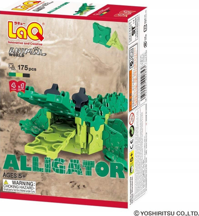 Lodër me tulla Laq Animal World Alligator LAQ003010, 175 copa, shumëngjyrëshe