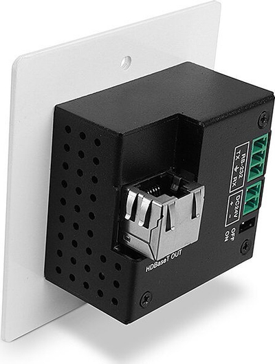 Предавател AV Lindy 38348, HDBaseT, 4K UHD, бел
