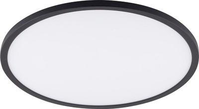 Panel tavanor LED TK Lighting Aqua, 40 cm, IP54, ngjyrë e zezë