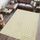 Tapet PAOPAO Fur Rug, 200x300 cm, krem