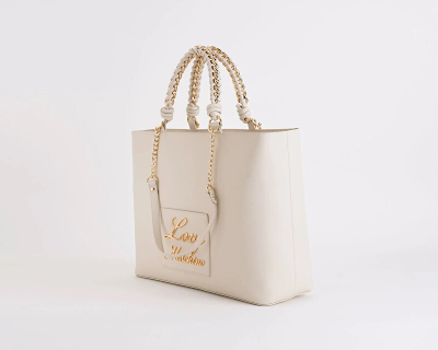 Çantë për femra Love Moschino, bezhë