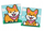 Set mozaik me diamante IDEYKA Funny Dogs, 9x9cm, 2 copë, shumëngjyrësh