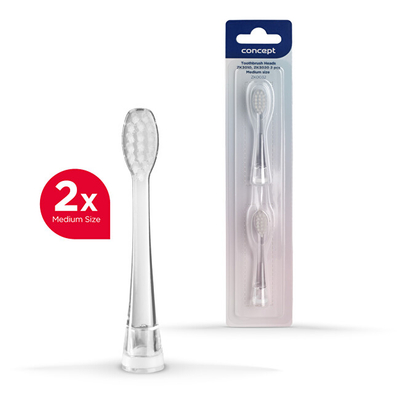 Koka zëvendësuese për furçë sonike Concept Medium ZK0032, 2 copë