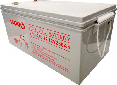 Bateri xheli Volt Polska VPRO 260Ah 12V, VRLA, gri