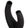 Dekor tavoline qeramike Ellipto 15x7x21,5Hcm (HM4643.02), zezë