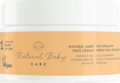 Krem fytyre për bebe Natural Baby Care, 50 ml, pa erë