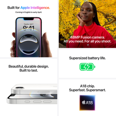 Apple iPhone 16e, 512GB, Black