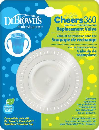 Valvul zëvendësuese Dr Brown’s TC076 për gotë 360°, silikon, transparente