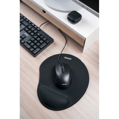 Tastierë SAVIO KB-01, me kabllo, USB, e zezë