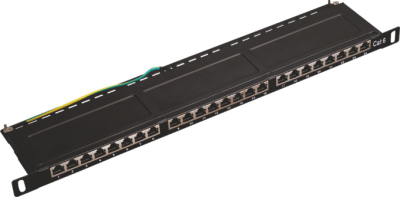 Patch panel Alantec OPTIMUM PK031, 24x RJ45 STP cat.5e, 19" 0.5U, i zi
