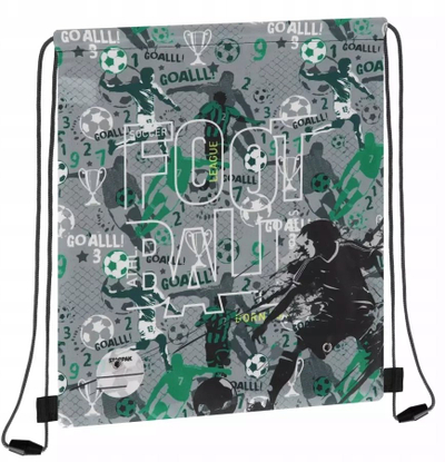 Çantë këpucësh Starpak Football2, 39x33 cm, e zezë