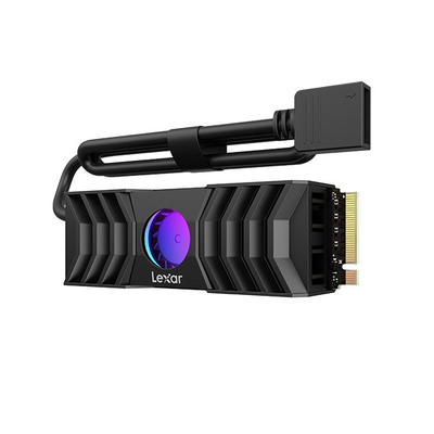 SSD Lexar NM1090, 2TB, NVMe PCIe 5.0 M.2, me heatsink RGB