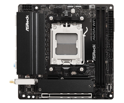 Pllakë mëme ASRock A620AI WiFi, AMD A620, DDR5, Mini ITX, e zezë