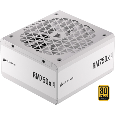 Furnizues energjie CORSAIR RM750x, 750W, 80 PLUS Gold, i bardhë