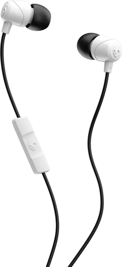 Skullcandy Jib Жични Слушалки со Микрофон, White/Black
