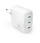 Полнач за ѕид Пуро MiniPro GaN, 96W, 3 УСБ Ц порти, бел