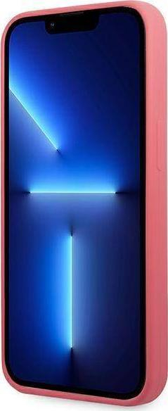 Mbulesë telefoni Karl Lagerfeld KLHCP13LSLMP1PI, për iPhone 13 Pro 6.1", silikon, fuchsia