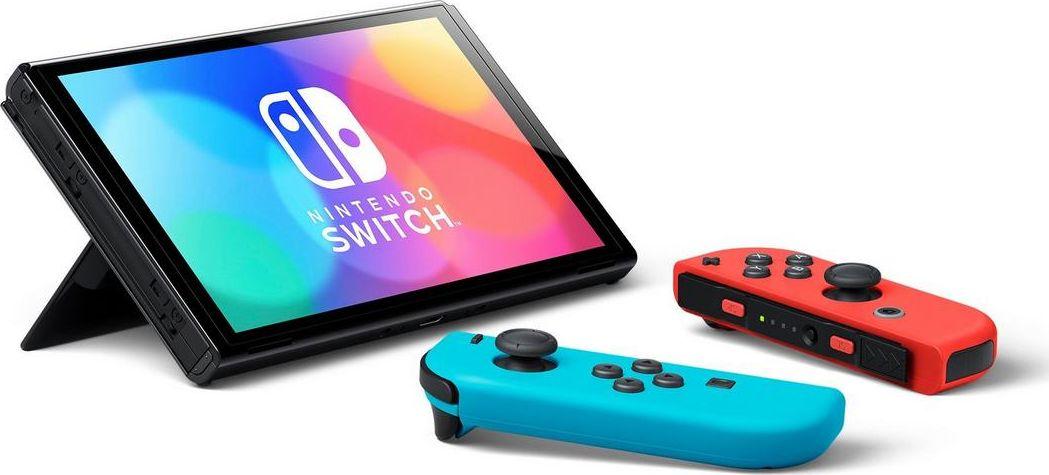 Konzolë Nintendo Switch OLED, e kuqe/e kaltër 3